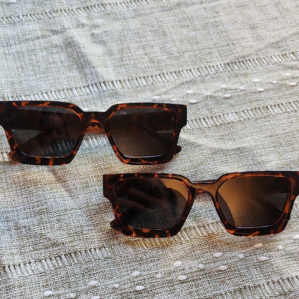 2 Pack Tortoise Shell Sunglasses For Women